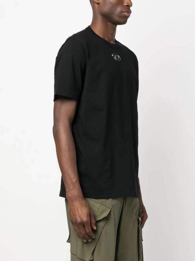 Diesel T-Just-OD katoenen T-shirt Zwart