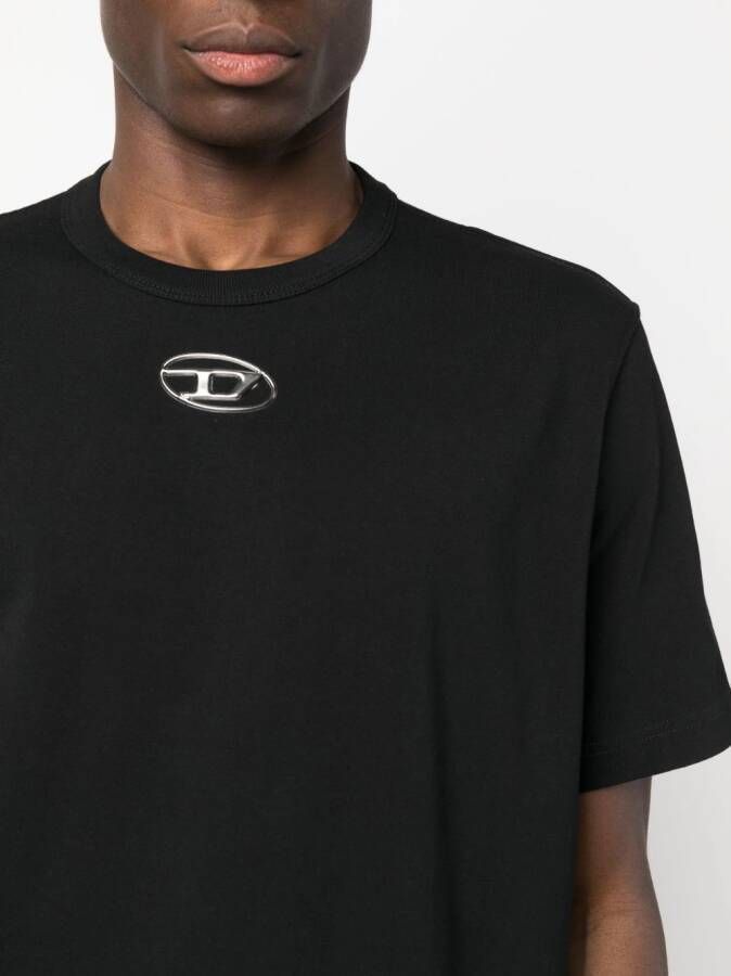 Diesel T-Just-OD katoenen T-shirt Zwart