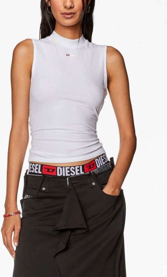 Diesel Mouwloze top Wit