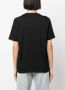Diesel T-shirt met geborduurd logo Zwart - Thumbnail 4