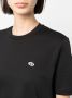 Diesel T-shirt met geborduurd logo Zwart - Thumbnail 5