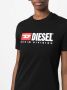 Diesel T-Reg-Div katoenen T-shirt Zwart - Thumbnail 5