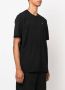 Diesel T-Just-Microdiv katoenen T-shirt met geborduurd logo Zwart - Thumbnail 3