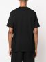 Diesel T-Just-Microdiv katoenen T-shirt met geborduurd logo Zwart - Thumbnail 4