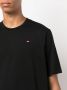 Diesel T-Just-Microdiv katoenen T-shirt met geborduurd logo Zwart - Thumbnail 5