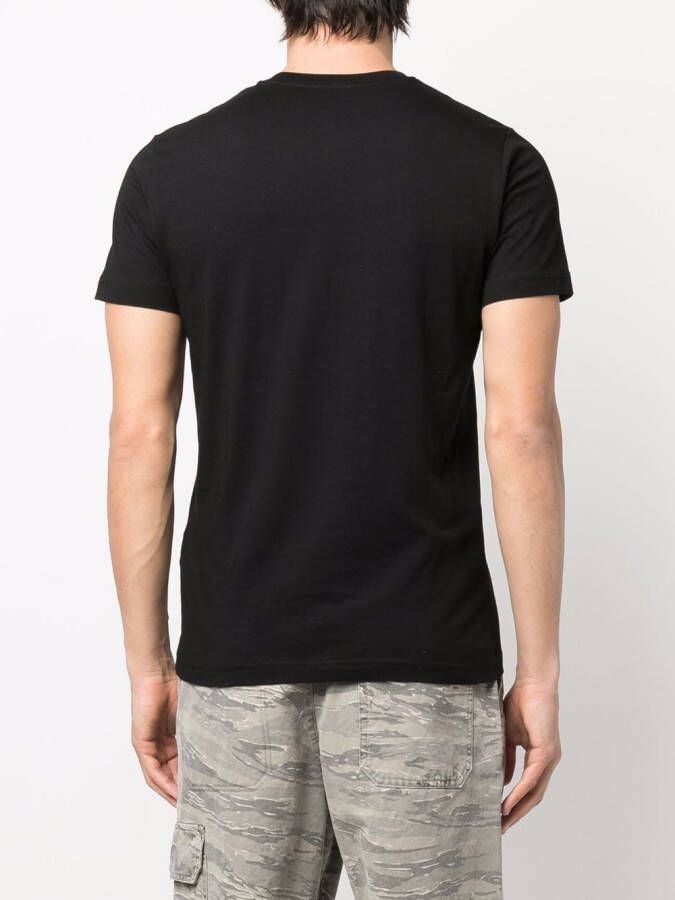 Diesel T-Diegor-D T-shirt met logo-applicatie Zwart