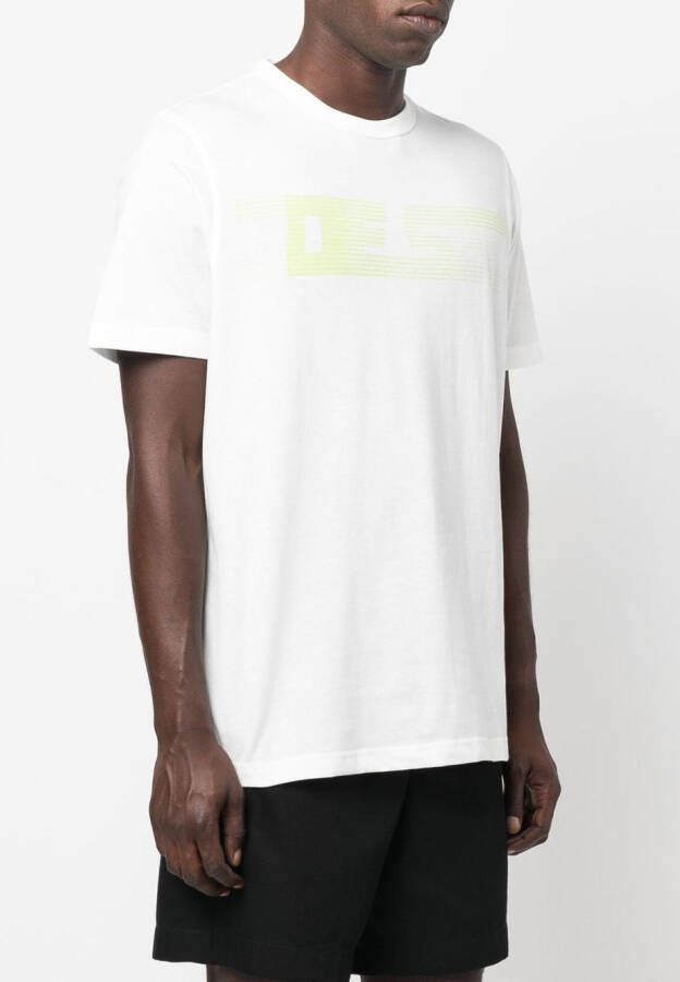 Diesel T-shirt met logoprint Wit