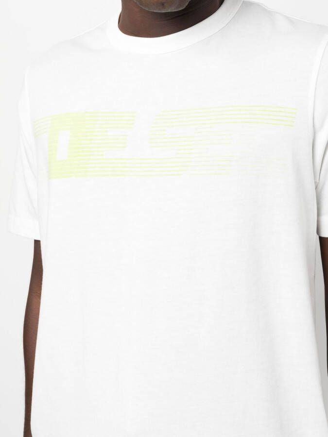 Diesel T-shirt met logoprint Wit