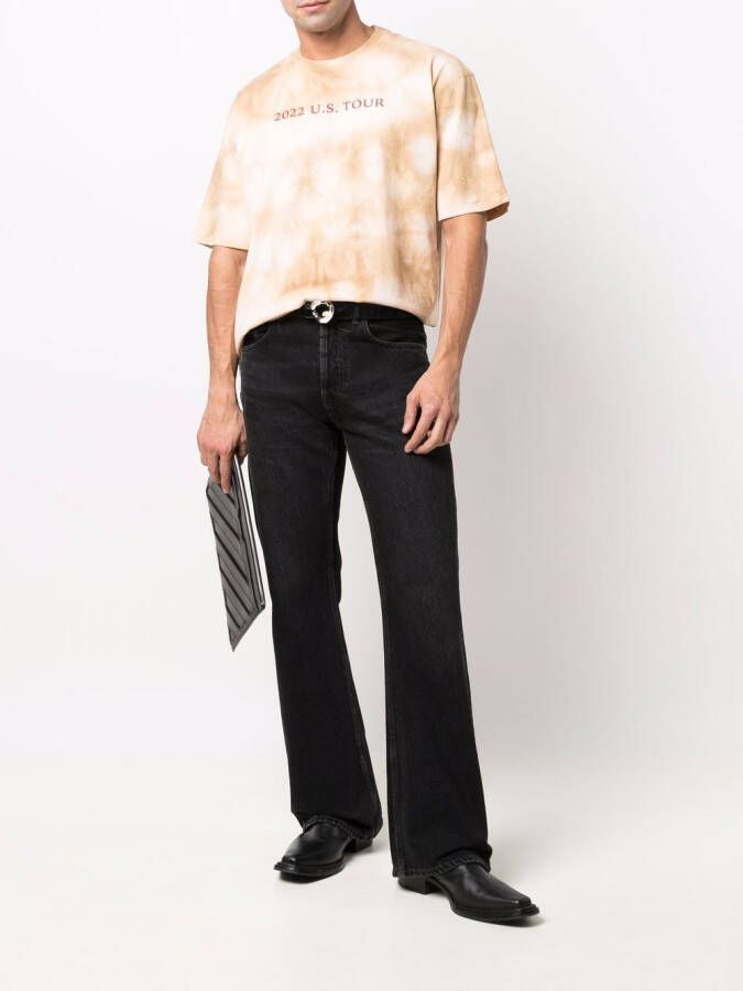 Diesel T-shirt met print Beige