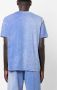 Diesel T-shirt met tie-dye print Blauw - Thumbnail 4