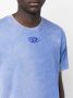 Diesel T-shirt met tie-dye print Blauw - Thumbnail 5
