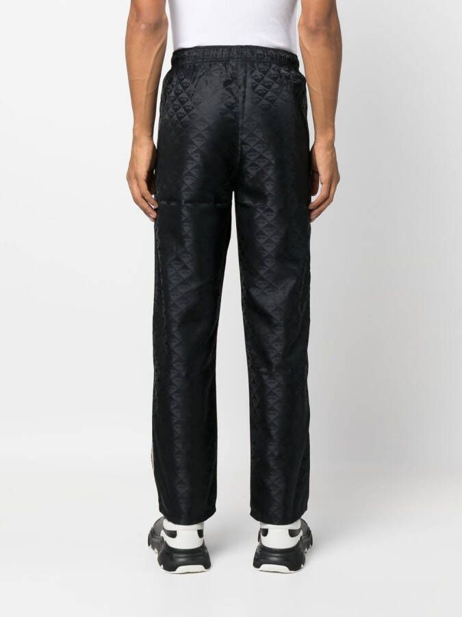 Diesel Trainingsbroek met logo jacquard Zwart