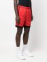 Diesel Trainingsshorts met logopatch Rood - Thumbnail 3
