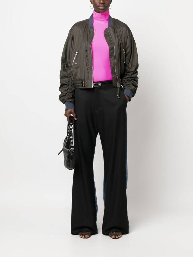 Diesel Tweekleurige broek Zwart