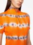 Diesel M-Zafora wollen mini-jurk met halve rits en tie-dye print Oranje - Thumbnail 4