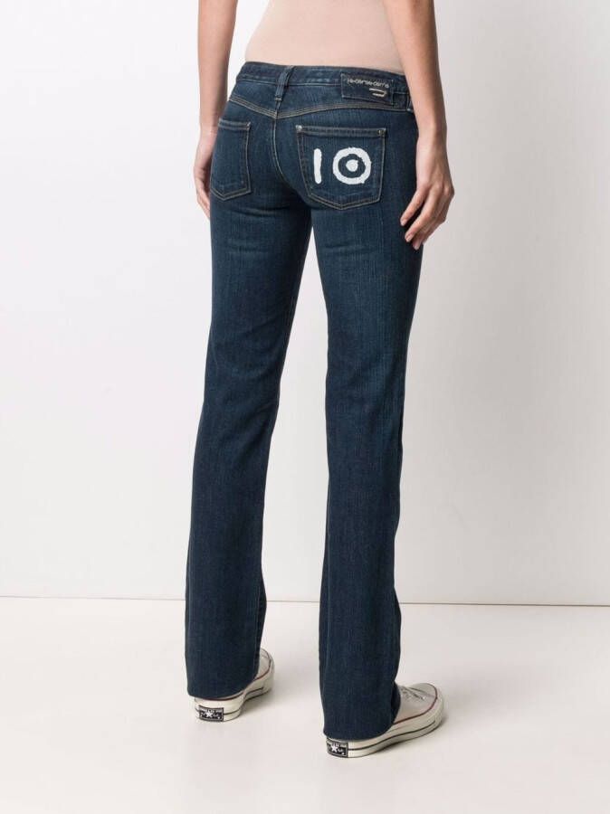 Diesel x 10 Corso Como straight jeans Blauw