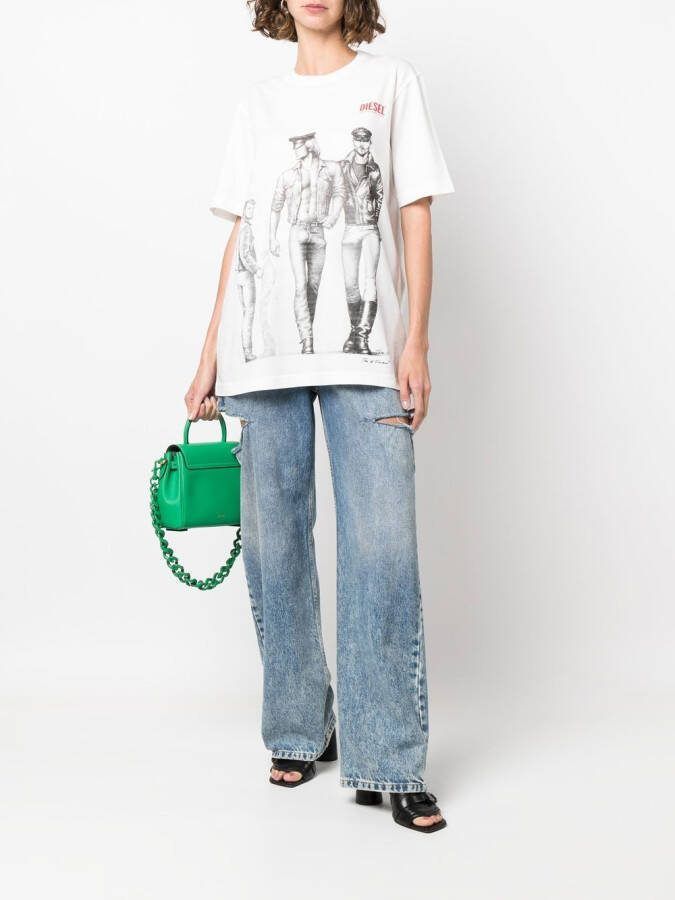 Diesel x Tom of Finland Foundation Pride T-shirt Wit