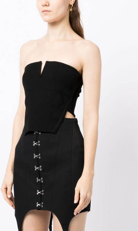 Dion Lee Korset top Zwart
