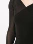 Dion Lee Asymmetrische jurk Zwart - Thumbnail 5