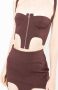 Dion Lee Bustier top Rood - Thumbnail 5