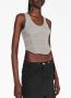 Dion Lee Gehaakte top Grijs - Thumbnail 3