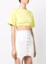 Dion Lee Cropped T-shirt Geel - Thumbnail 3
