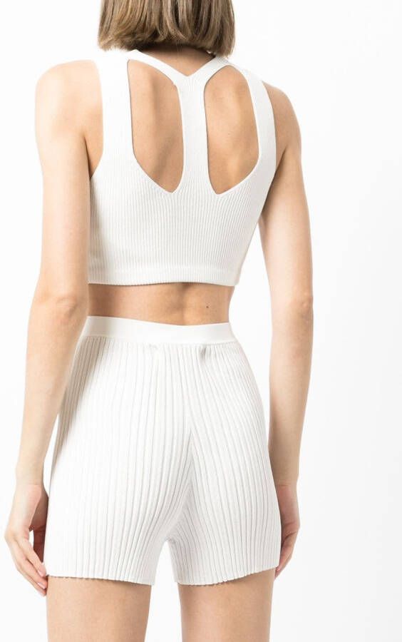 Dion Lee Cropped top Wit