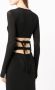Dion Lee Cropped wikkeltop Zwart - Thumbnail 4