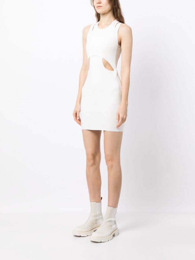 Dion Lee Gelaagde mini-jurk Wit