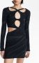 Dion Lee Mini-jurk met vervaagd-effect Washed black - Thumbnail 4