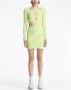 Dion Lee Mini-jurk met vervaagd-effect Groen - Thumbnail 2