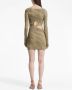 Dion Lee Mini-jurk met vervaagd-effect Groen - Thumbnail 3