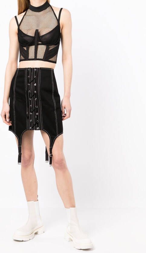 Dion Lee Gelaagde bh Zwart