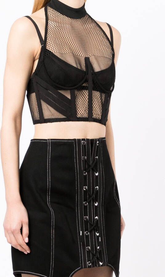 Dion Lee Gelaagde bh Zwart