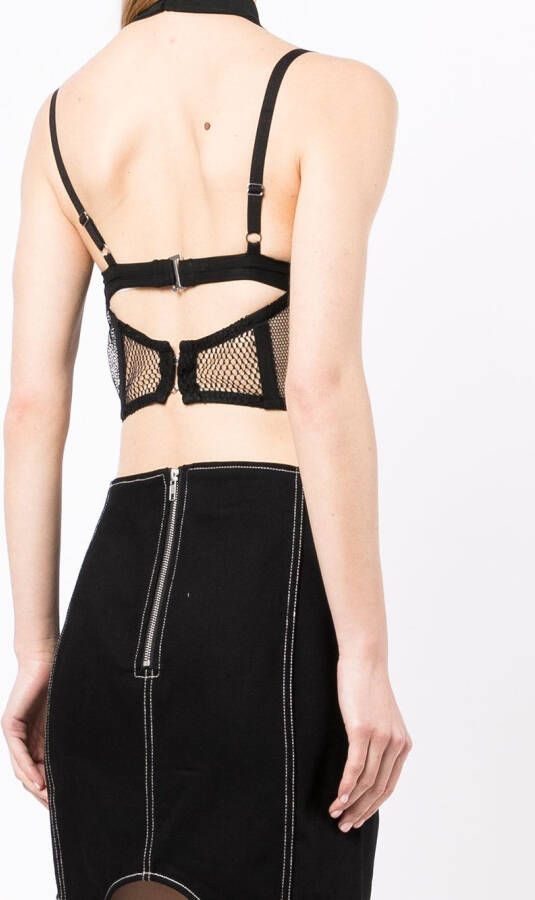 Dion Lee Gelaagde bh Zwart