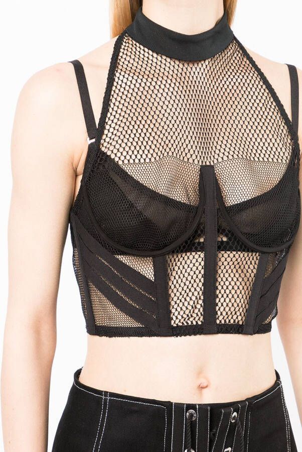Dion Lee Gelaagde bh Zwart