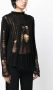 Dion Lee Gerafelde trui Zwart - Thumbnail 4