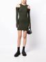 Dion Lee Geribbelde jurk Groen - Thumbnail 2