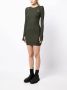 Dion Lee Geribbelde jurk Groen - Thumbnail 3