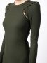 Dion Lee Geribbelde jurk Groen - Thumbnail 5