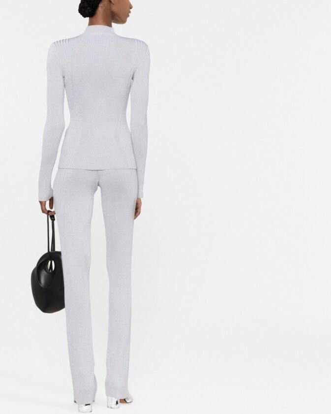 Dion Lee Geribbelde trui Grijs