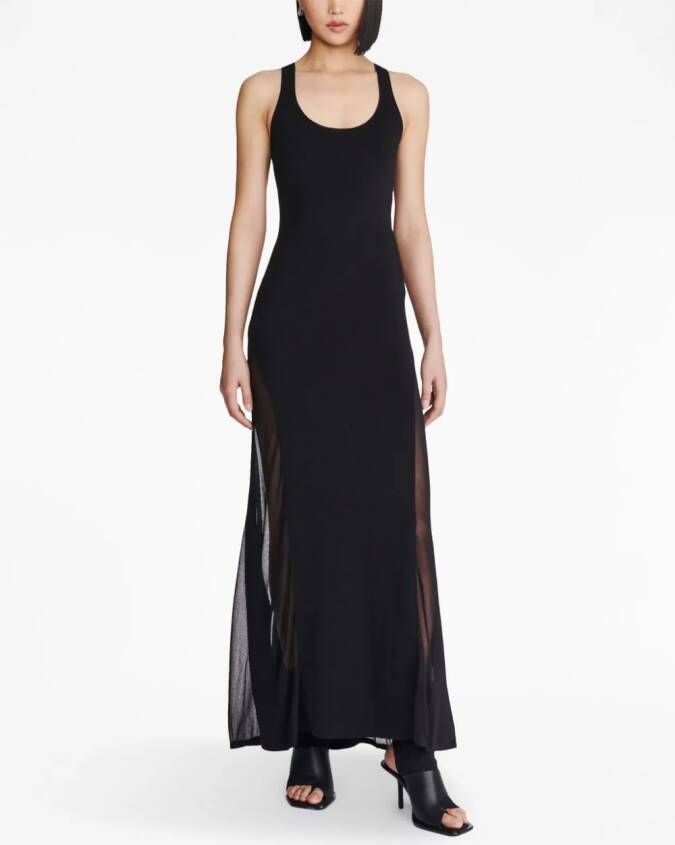 Dion Lee Maxi-jurk met kleurverloop Zwart