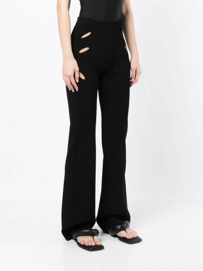 Dion Lee Broek met split Zwart