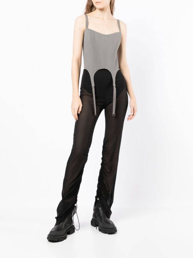 Dion Lee Korset top Groen