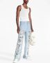Dion Lee Jeans met logopatch Blauw - Thumbnail 2