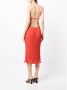 Dion Lee Midi-jurk met kettingdetail Rood - Thumbnail 4