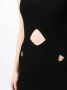 Dion Lee Midi-jurk met uitgesneden detail Zwart - Thumbnail 5
