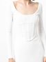 Dion Lee Mini-jurk met korset stijl Wit - Thumbnail 5