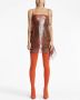 Dion Lee Mini-jurk met pailletten Bruin - Thumbnail 2
