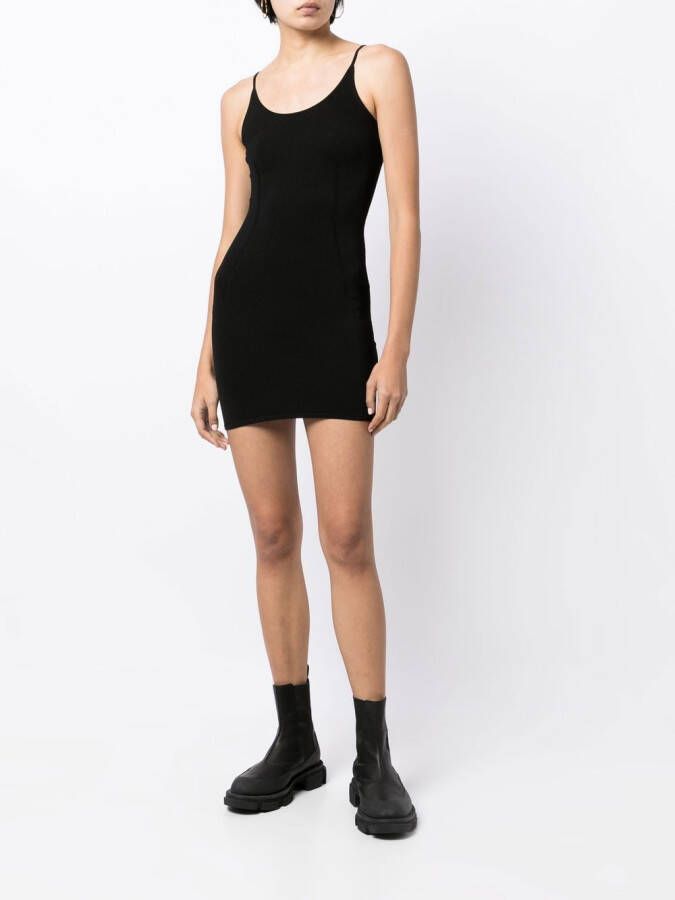 Dion Lee Mini-jurk met spaghettibandjes Zwart